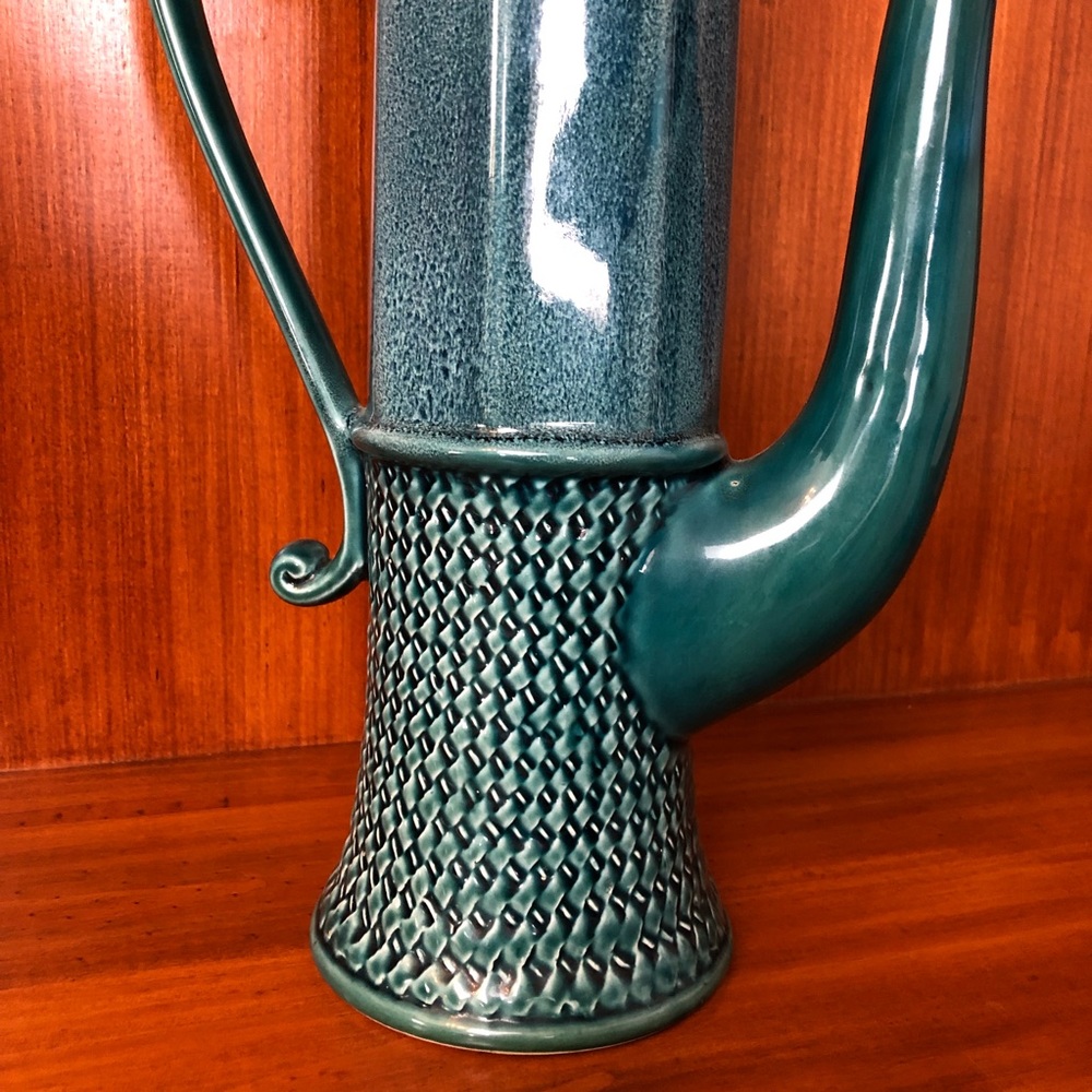 UNUSUAL MAJOLICA NORLEANS VTG AES JAPAN CERAMIC MEDIEVAL CASTLE KEEP TEA POT/MUG - Picture 4 of 13